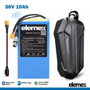 36V 10Ah Scooter Wheelchair eBike Battery Pack with Waterproof Bag - Elemex