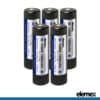 5x Elemex 14500 Battery