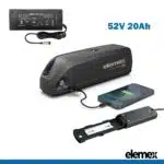 Downtube eBike Battery 52V 20Ah + Charger - Elemex