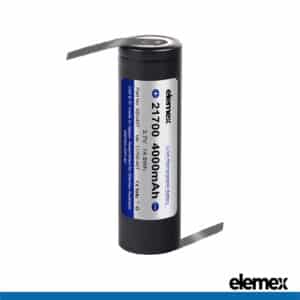 Elemex Tabbed 21700 Battery Cell 4000mAh Li-ion 3.7V 35A (Samsung Cells) (Z-Type) - Elemex