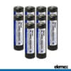 10x Elemex Button Top VTC6 Battery
