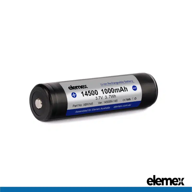 14500 Protected Battery Front - Elemex