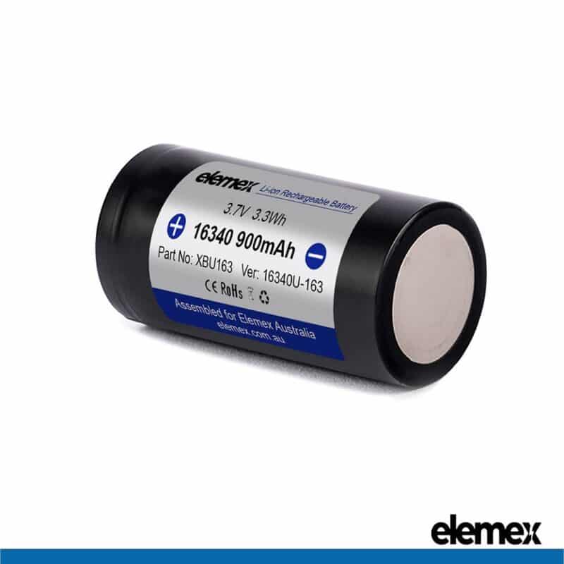 16340 Battery Flat Top Back Angle - Elemex