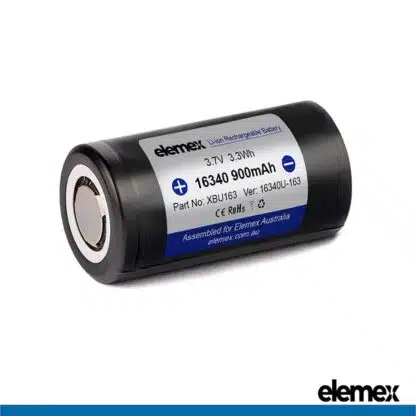 16340 Battery Flat Top Front Angle - Elemex