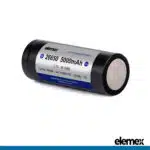 26650 5000mAh Button Top Back - Elemex