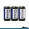 3x Elemex 16340 Battery