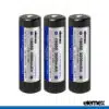 3x Elemex Button Top VTC6 Battery