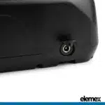 48V 20Ah Downtube eBike Battery charging port - Elemex