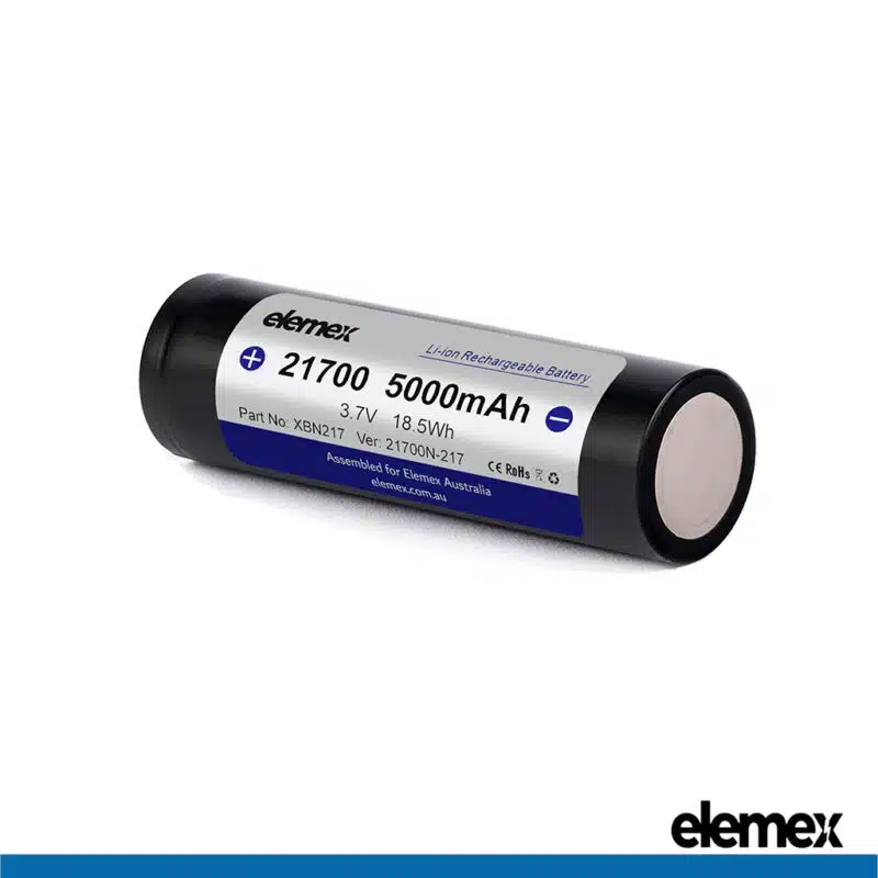Elemex 21700 5000mAh Button Top Battery Back - Elemex