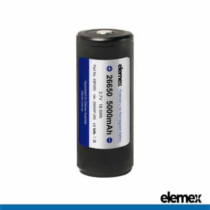 Elemex 26650 5000mAh Protected Battery - Elemex