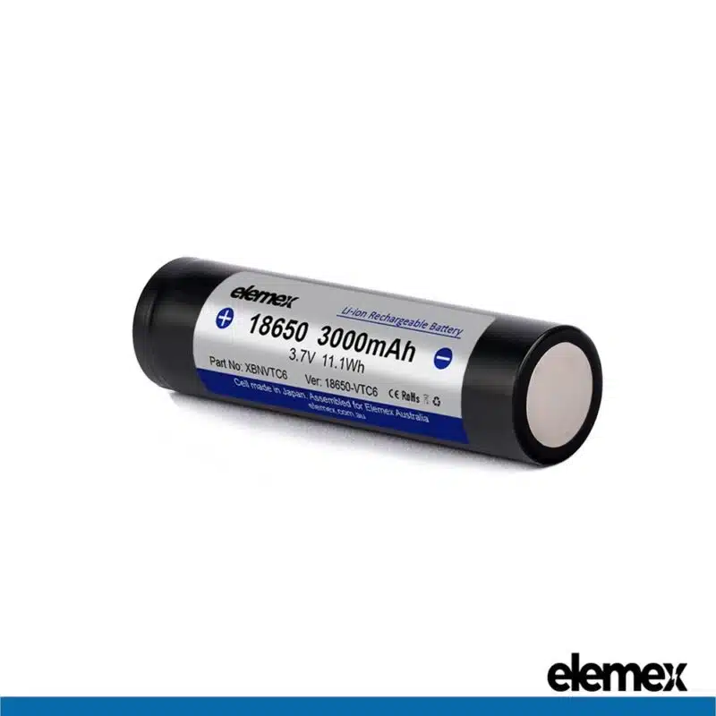 Elemex VTC6 Battery Button Top Back - Elemex