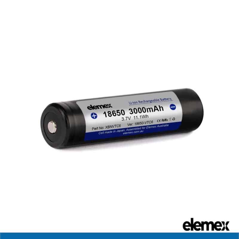 Elemex VTC6 Battery Button Top Front - Elemex