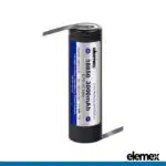 Elemex VTC6 Battery Solder Tabbed (Z-Type) - Elemex