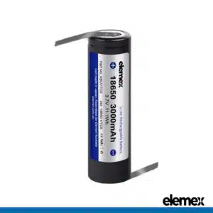 Elemex VTC6 Battery Solder Tabbed (Z-Type) - Elemex