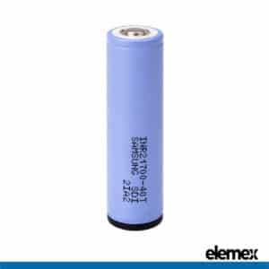 Samsung 21700 Battery 4000mAh Li-ion 3.7V 35A (Samsung Cells) - Elemex