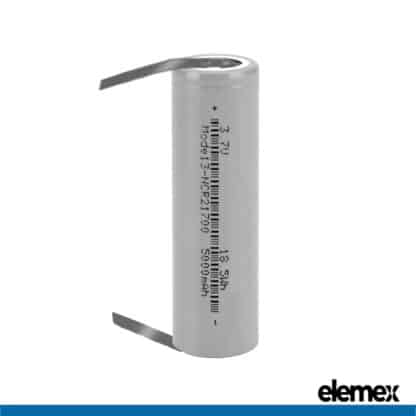 Tesla 21700 5000mAh Solder Tabbed (U-Type) - Elemex