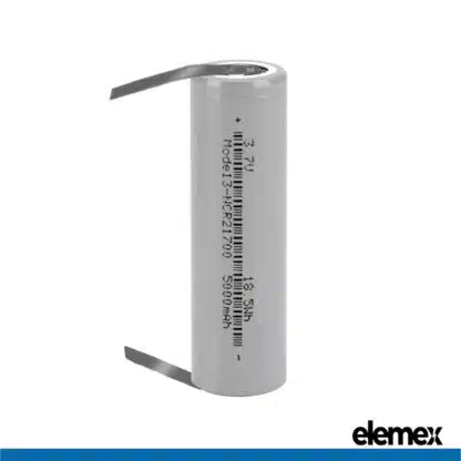 Tesla 21700 5000mAh Solder Tabbed (U-Type) - Elemex