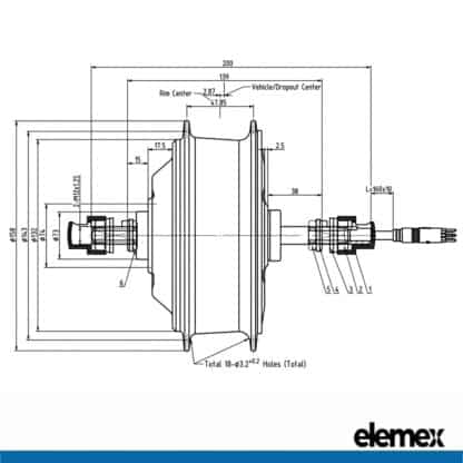 500W Drawing diagram - Elemex