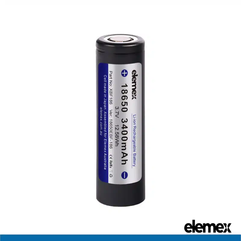 18650 Battery 3400mAh - Elemex