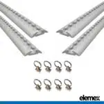 4x 50cm Anchor Track Tie Down - Elemex