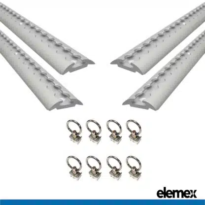 4x 50cm Anchor Track Tie Down - Elemex