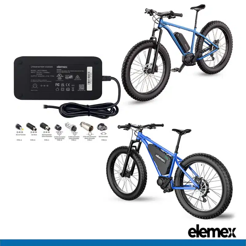 52V 3A Charger - eBike - Elemex