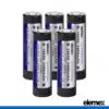 5x Elemex 18650 3400mAh Battery