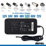 Elemex 52V Li-ion Battery Charger 3A - Elemex