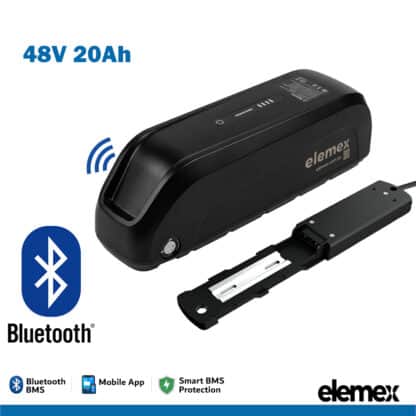 48V Lithium-ion Battery 20Ah eBike Downtube Pack - Elemex