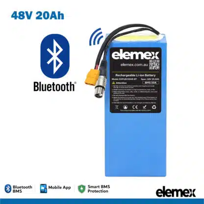48V Rectangle eBike Battery Pack - Elemex