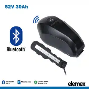Fuel Tank eBike Lithium Battery 52V 30Ah Lithium Pack with 60A Bluetooth BMS - elemex