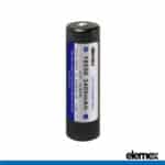 1x Battery Button Top 18650 3400mAh - Elemex