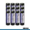 12x Elemex 18650 3400mAh Battery