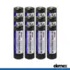 12x Elemex 18650 3400mAh Battery
