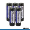 5x Elemex 18650 3400mAh Battery