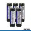 5x Elemex 18650 3400mAh Battery