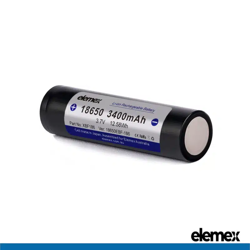 Battery Flat Top 18650 3400mAh - Elemex