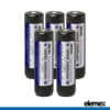 5x Elemex 18650 3400mAh Battery
