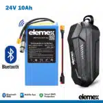 24V 10Ah Golf Buggy Battery Scooter eBike 30A Bluetooth BMS - Elemex