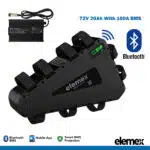72V 20Ah eBike Triangle Battery + Charger 2A - 100A BMS - Elemex