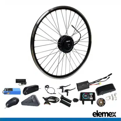 eBike Conversion Kit with Battery and Charger Rear Hub Motor 250W - Elemex
